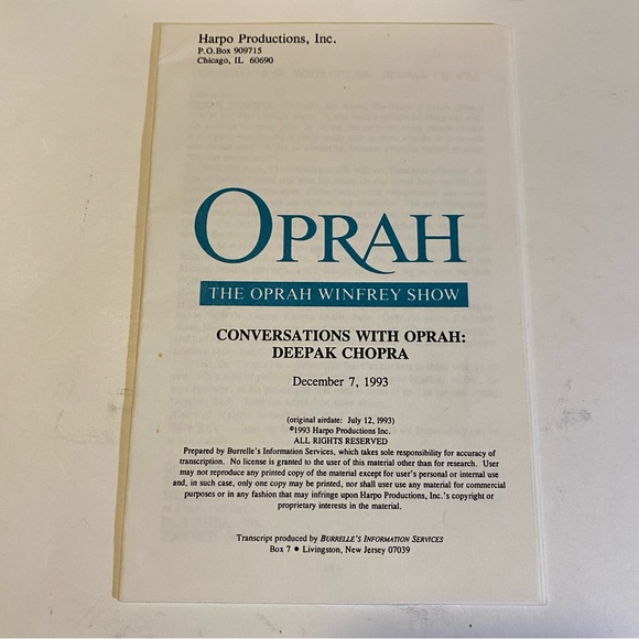 Ageless Body Timeless Mind Deepak Chopra MD hardcover comes with transcript - Picture 3 of 4